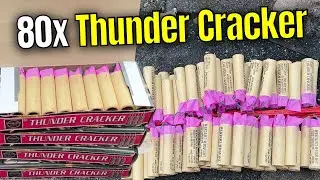80x Thunder Cracker tegelijk afsteken | Vuurwerk project