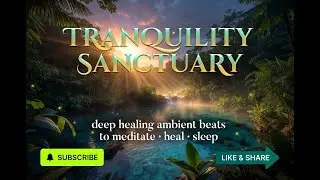 Tranquility Sanctuary 🌿 – deep healing lo-fi ambient beats to meditate / heal / sleep | original mix