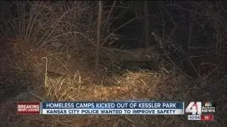 Homeless camps removed from Kessler Park