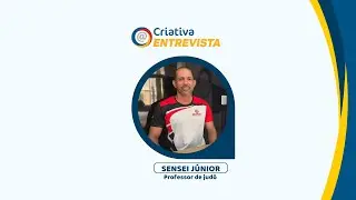 Criativa Entrevista como sensei J&uacute;nior, professor de jud&ocirc;