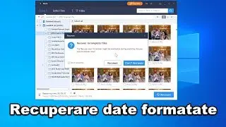 Recuperare date de pe disk formatat