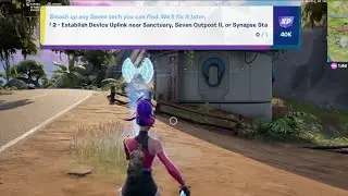 establish device uplink near sanctuary seven outpost II or synapse Station (Location) - Fortnite