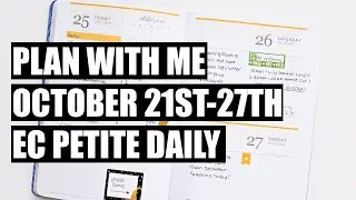 Erin Condren Petite Daily Planner Plan With Me for Daily Tracking and Habits