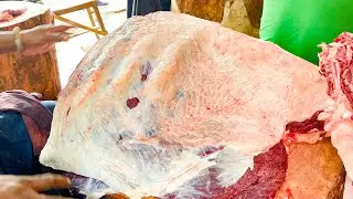 Fastest Cow ribs cutting Part-14 ।। Butcher Bro