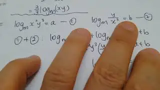 Logarithms Worksheet 1 Qn5 Explanation