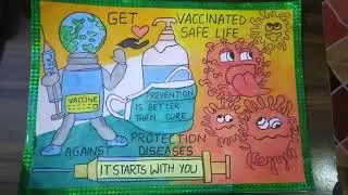 World Immunization Day |Poster on Importance of Vaccination|class8 #diy #vaccinationday #vaccination