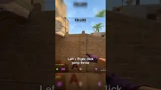 Mirage stairs and jungle smoke from one position #cs2
