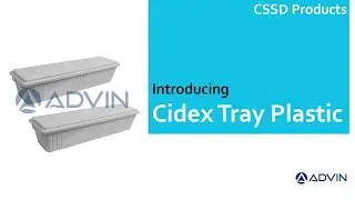 Cidex Tray Plastic