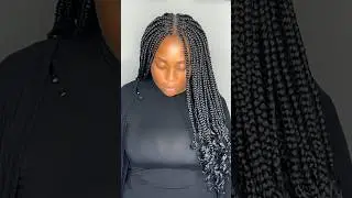 Single Braids 💕 #braids #singlebraids #neatbraids #braidswithcurlyends #yycbraider #cleanbraids