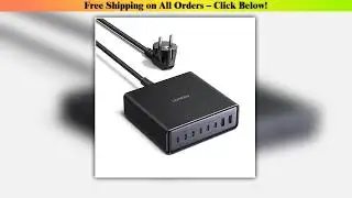 UGREEN 200W GaN Charger 8 in 1 Desktop USB C Charging Station Stand For Macbook Laptops iPhone 16