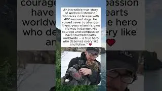 One man. 400 lives saved. Pure courage. 🐾✨#HeroStory #DogRescue  #Emotional #ShortVideo #Inspiring