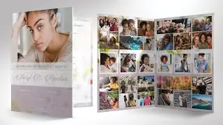 Blossoms Funeral Program Word Publisher Large Template | 8 Pages | Change  Colors | Fold to 8.5&rdquo;x11&rdquo;