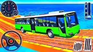 Bus Stunt Racing 2024 - Mega Ramp Driving Simulator 3D - Android  GamePlay #viralvideo #video #fyp