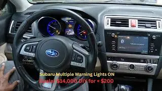 Subaru Multiple Warning Lights ON &mdash; Dealer Wanted $14,000 | Fixed DIY for Under $200