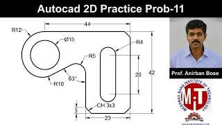 Autocad Practice Problem 11