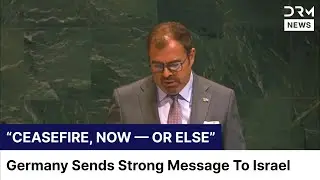 Full Speech: Germany Warns Israel at UN Over Gaza, Demands Two-State Solution | AC1G
