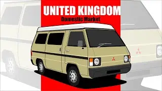 How to create a vector image of the Mitsubishi L300 United Kingdom Domestic Market