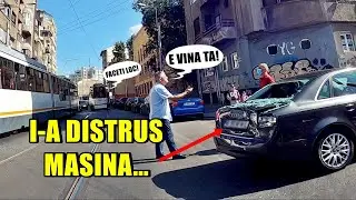 ACCIDENT: TRAMVAI vs AUDI - VATMANII FAC LEGEA -