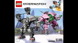 LEGO Instructions | Overwatch | 75973 | D.Va & Reinhardt | Blizzard