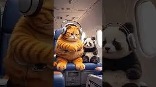 #animation #cat #cartoon #catandpanda😺🐼 #friendship🫂#aivideo