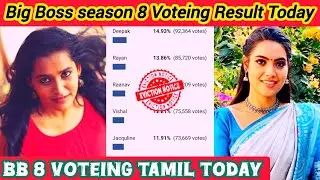 Big Boss season 8 Tamil Voteing Result Today😱/BBS 8 Won செய்ய போகும் நபர் யார்⁉️இந்த வாரம் Eviction❓