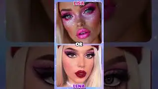 Lisa or Lena 🩷💜 Barbie vs Bratz 👀 #lisaandlena #barbie #bratz #shorts #viral #trend