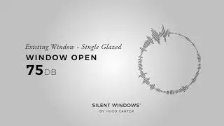 Noise Test - Existing Window - Single Glazed 54db / 75db