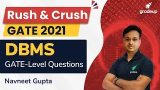 GATE-Level Questions | DBMS | GATE CS 2021 | Navneet Sir | Gradeup