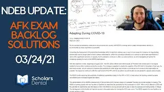 AFK Exam Backlog Solutions Announced | NDEB UPDATE 03/24/21