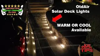 OtdAir Solar Deck Lights review | JoeteckTips