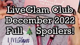 LiveGlam Club December 🎄 2022 Full Spoilers! | BeautyAmaB