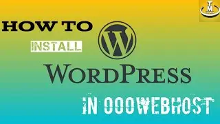 How to create account on 000webhost and install WordPress c-panel  || Tez Mun ||