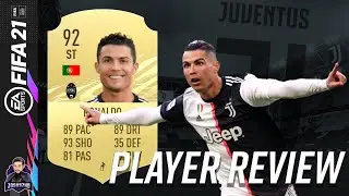 IS RONALDO THE GOAT IN FIFA 21? 92 RATED CRISTIANO RONALDO PLAYER REVIEW! FIFA 21 ULTIMATE TEAM