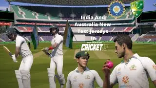 New Test Jerseys of India and Australia in Cricket 19/Hardik Pandya Play face Update