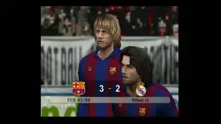 PES LEGENDS 2 - PS2 Gameplay - Barcelona 80&acute;s vs Real Madrid 80&acute;s - Maradona en la sala de m&aacute;quinas