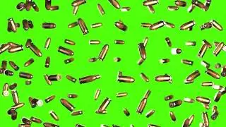 Bullets Flying On Green Screen Effect | Gun bullets | Free stock footage | Chroma key videos