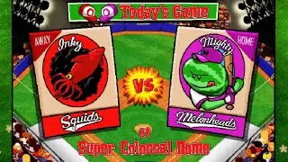 Backyard Baseball 97: Melonheads vs. Squids (Ultra Grand Championship of the Universe Game 2)