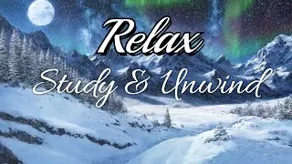 Aurora Borealis Over Snowy Mountains | Relaxing Classical Ambience