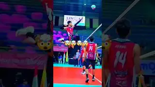 Jump like a monster 👹- Woww😵! Heavy jumping_volleyball@Inspirebench #calmdown #amor #music #calm