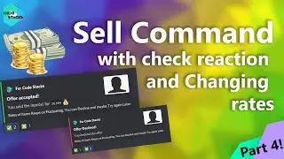 Sell Command with check reaction in Economy bot discord.py || part 4