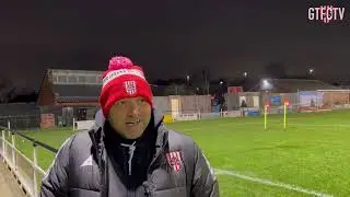 Post Match Interview | North Shields (A) | 20/12/2025