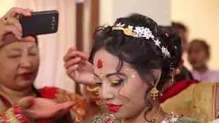 Traditional  culture of Newari  marriage   in ktm nepal  sundar with sandira
