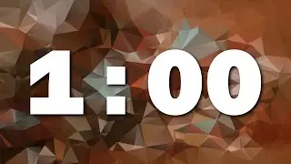 Abstract Geometric Countdown Timer - 1:00