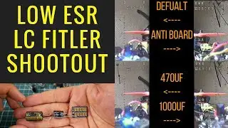 LOW ESR vs LC Filters Shootout Part 1 // Rubycon 470uF , Panasonic 1000uF, Anti-Interference 470uF