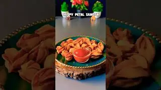 Petal samosa recipe #shorts #recipe #snacks #samosa #potato #shortsfeed #trending #food #viral