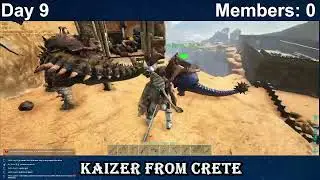 LIVE - EP 21 -  [SE] ARK 100 Days But Enemy Turrets are Everywhere!