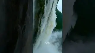 Jog Falls🚀 #waterfall #drone #travel #fpvdrone #nature #monsoon  #tourism #gopro #karnataka #india