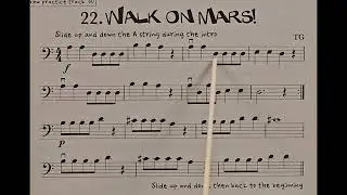 22 Walk on Mars! piano accompaniment at rehearsal speed