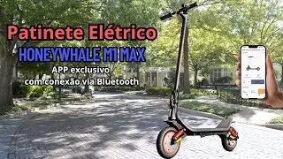 HONEYWHALE M1 MAX : Autonomia, Suspens&atilde;o e Recursos Inteligentes!
