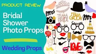 Bridal Shower Photo Props | Wedding Photo Props | Photo Booth Props | Product Overview
